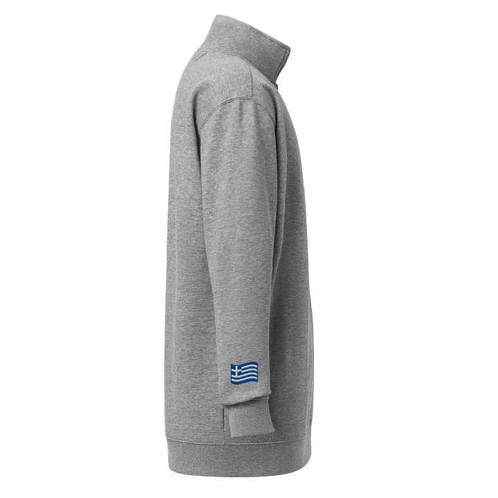 HDNJ & Greek Flag Embroidered Fleece 1/4 Zip product image (2)