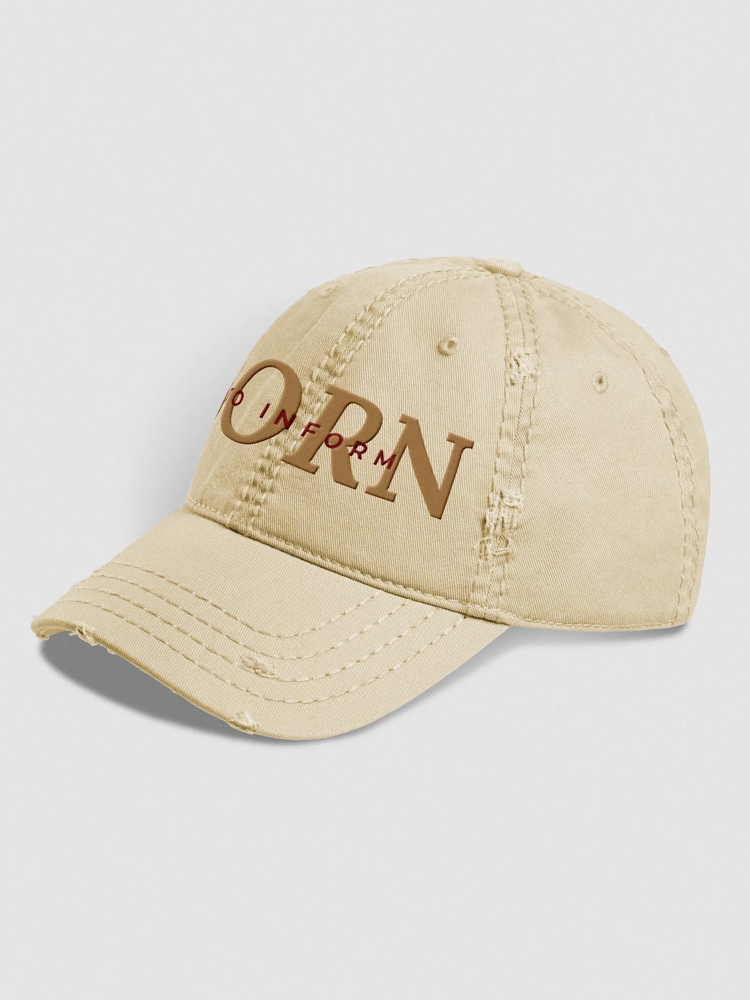 Born to Inform Manifestor Hat (Beige) product image (4)