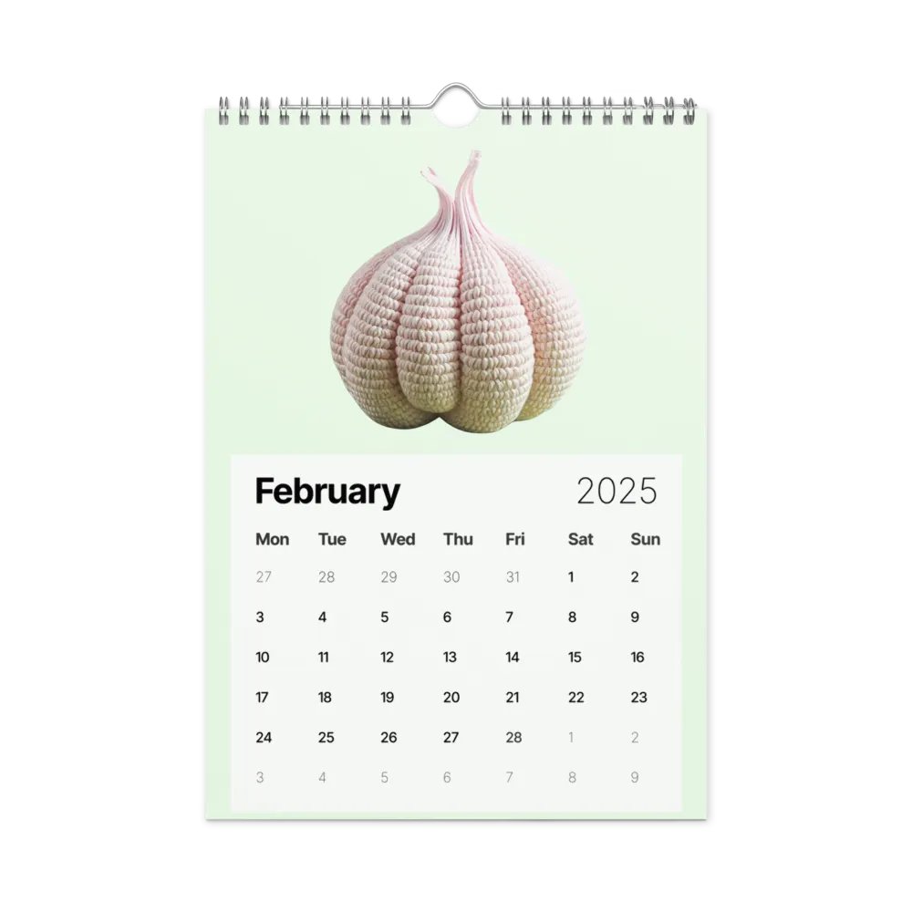 CozyAvocado's Healthy 2025 Calendar Veggie Edition product image (3)