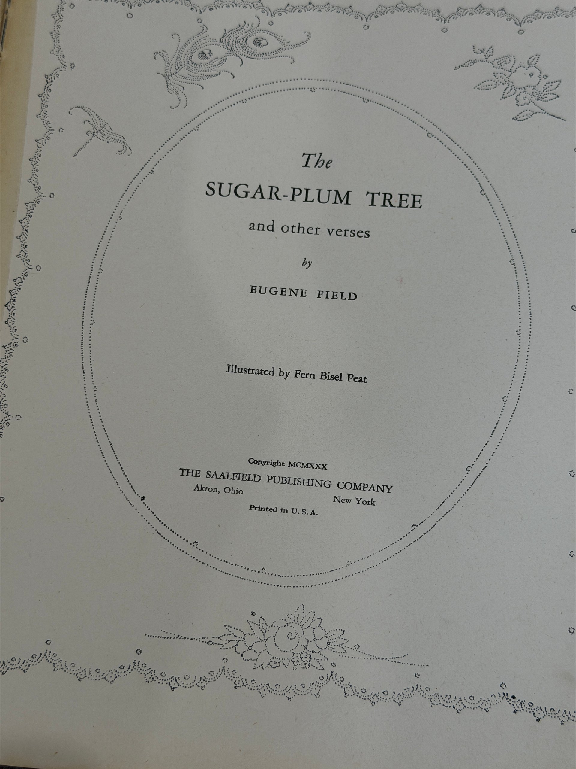 1930 | The Sugar Plum Tree and Other Verses | Eugene Field | Fern Bisel Peat | Illustrated Children’s Poetry product image (2)