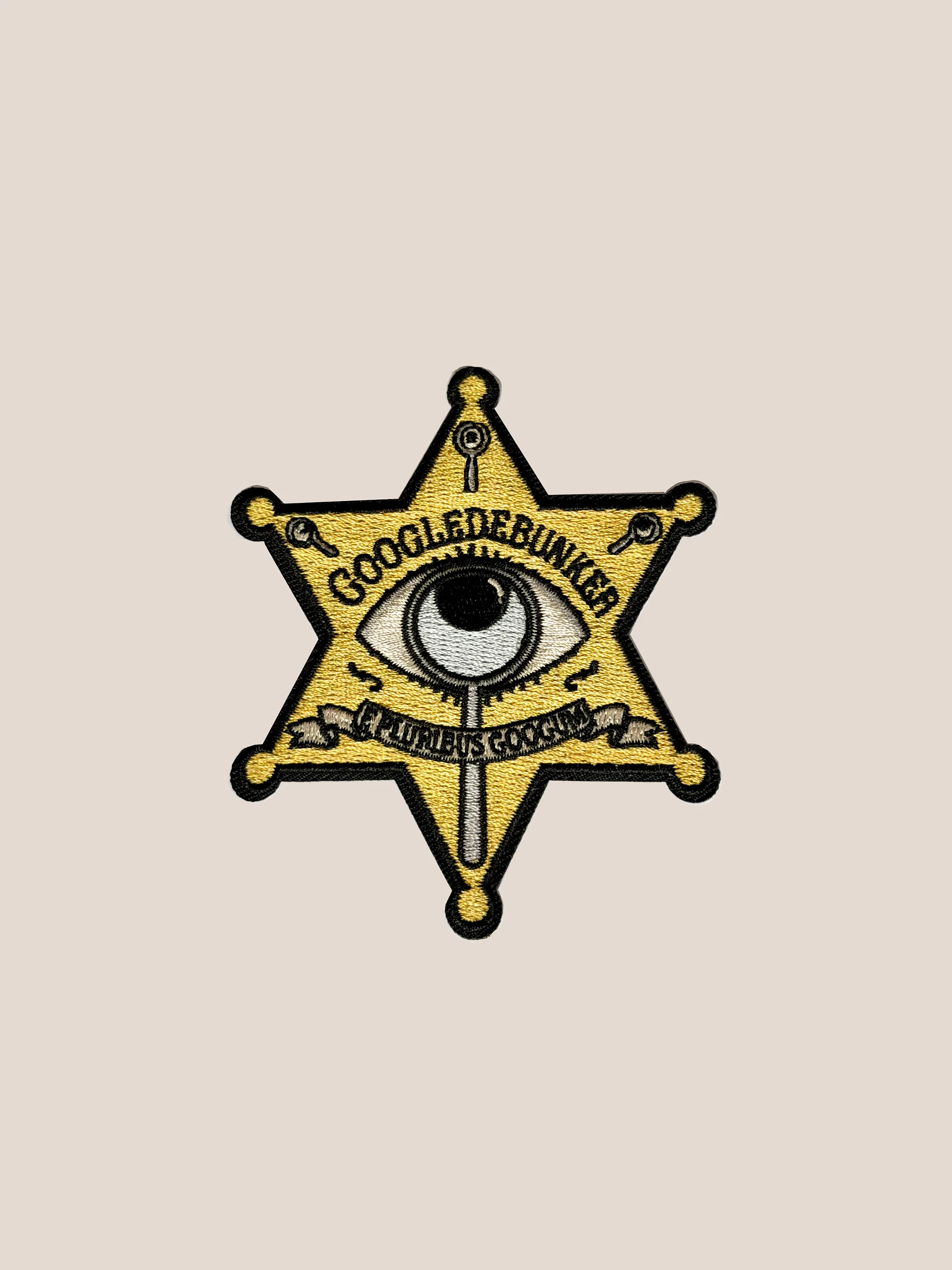 Google Debunker Sheriff Star Patch product image (1)
