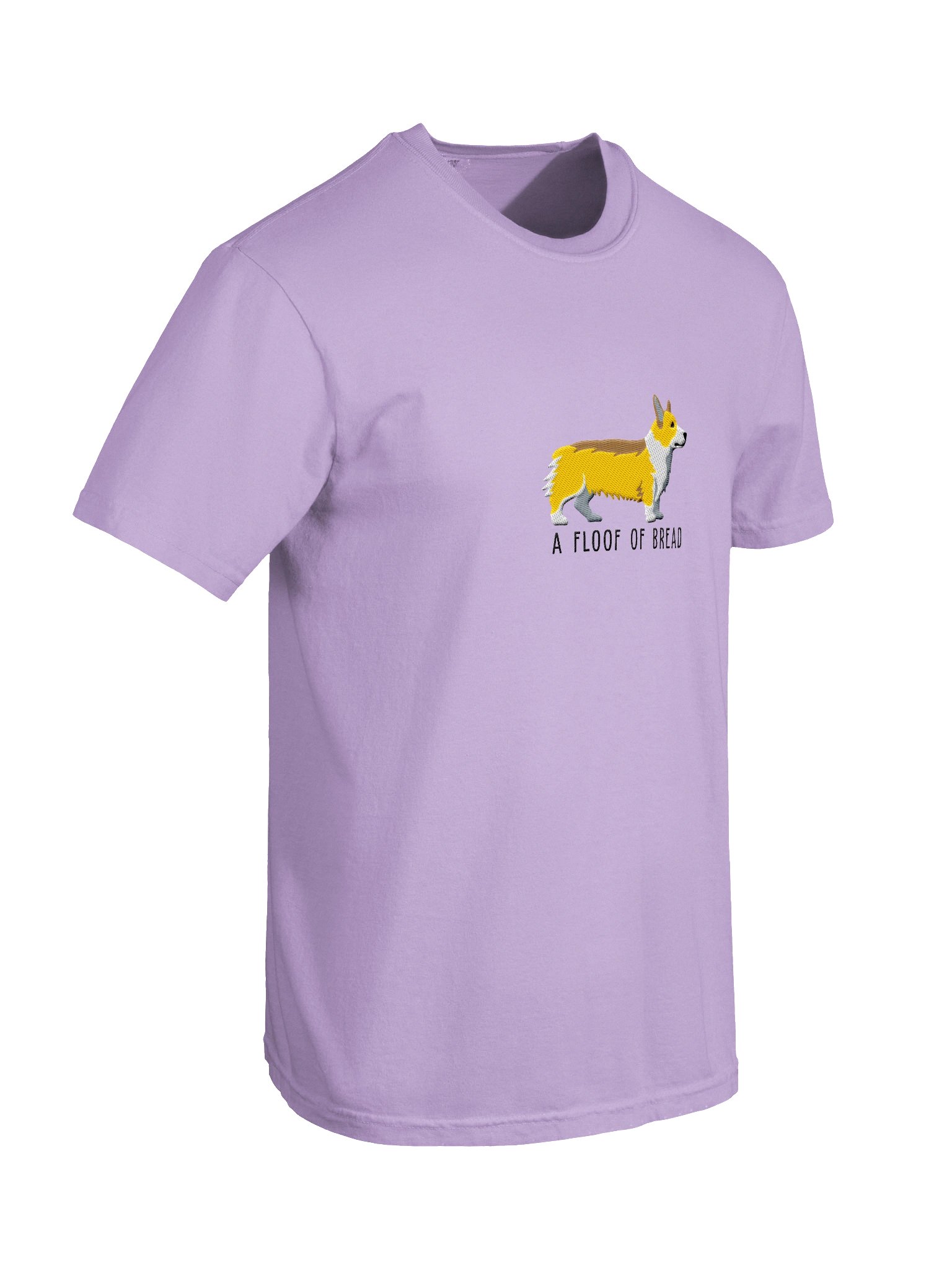 A Floof of Bread T-Shirt(Embroidered) of a Pembroke Welsh Corgi(Lemon) product image (11)