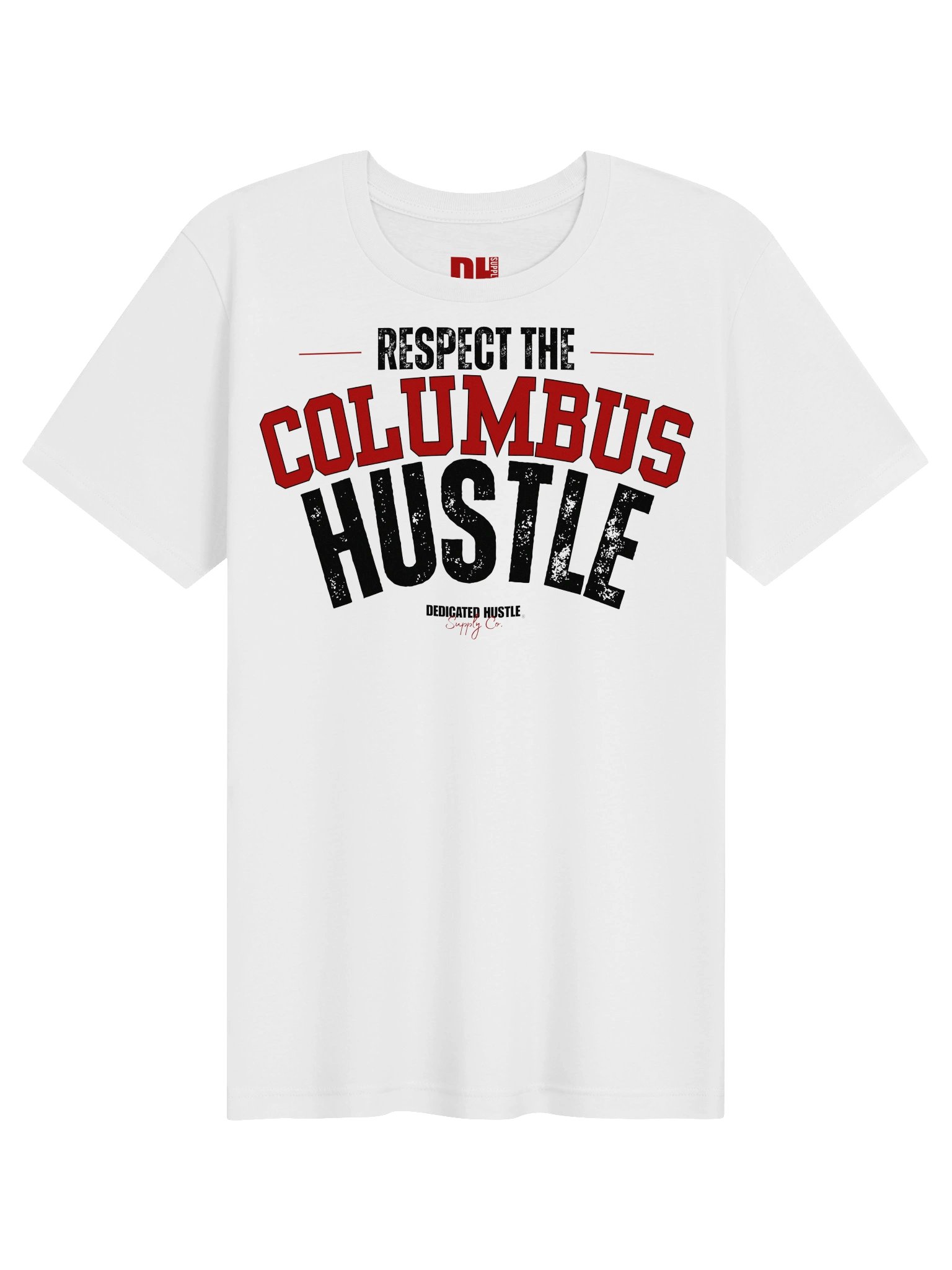 Respect The Columbus Hustle - Varsity Edition Tee | Light Colorways product image (1)