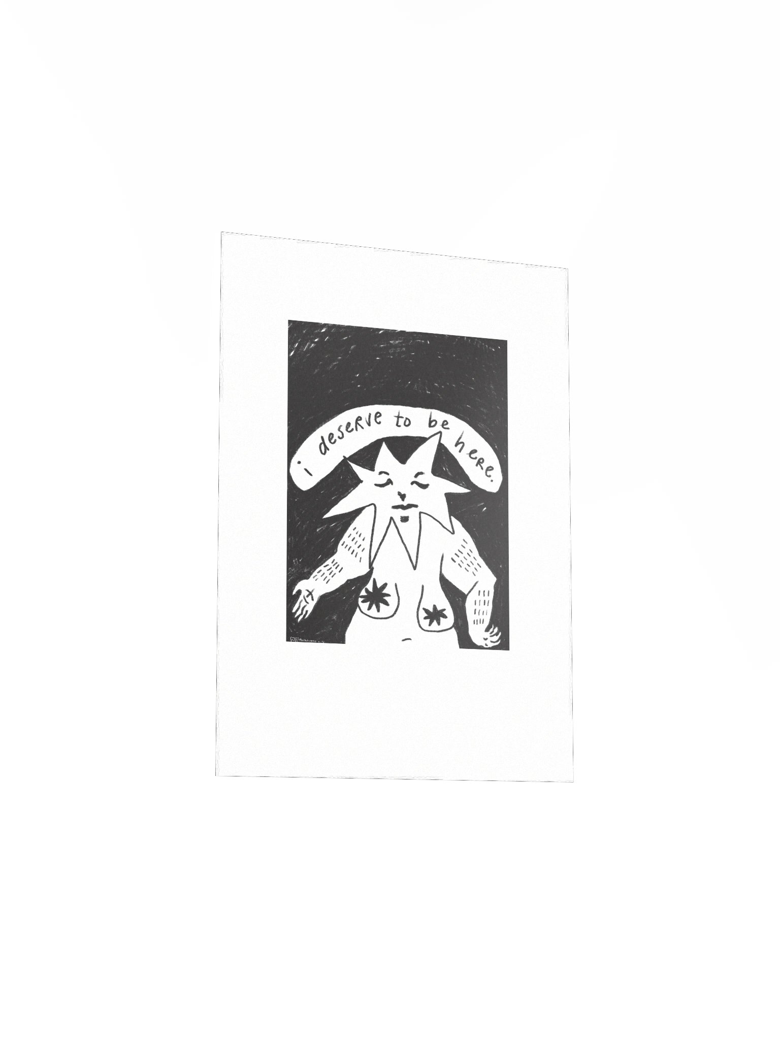 I DESERVE TO BE HERE (PRINT) product image (6)