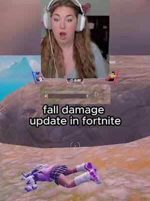 Testing out the NEW fall damage update in Fortnite   #fortnite #fortniteclips #gaming #update #falldamage