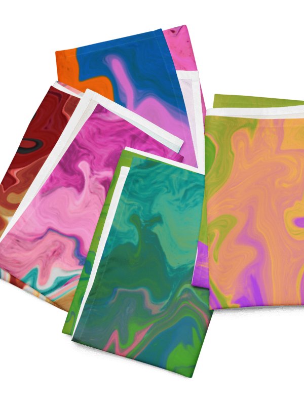 Iridescent Pattern Cloth Napkin Set (4) product image (4)