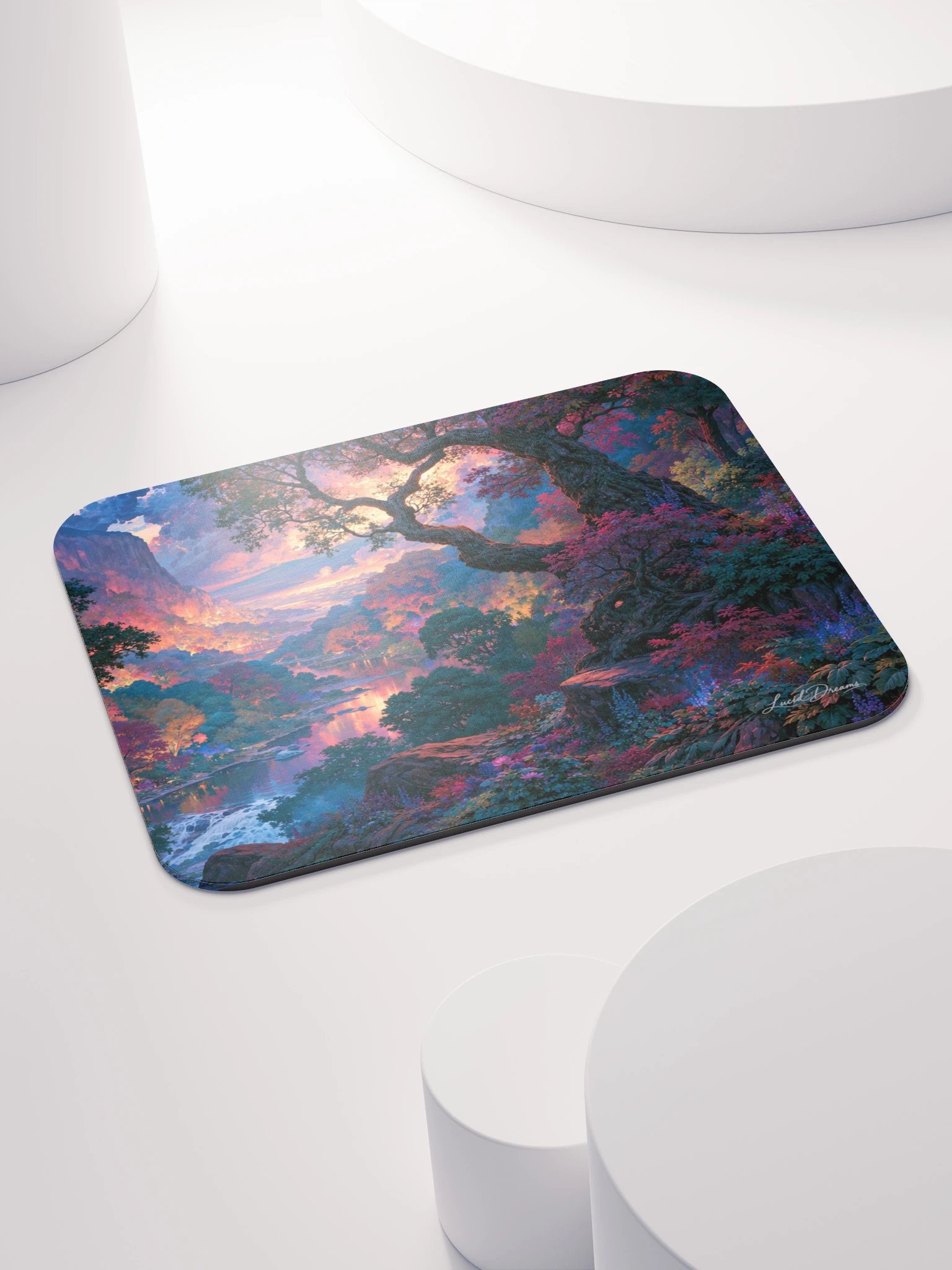Twilight Valley of Trees Mousepad product image (4)