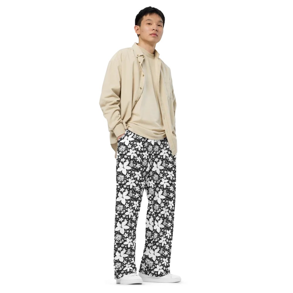 Flower Pants Loose Legs product image (9)