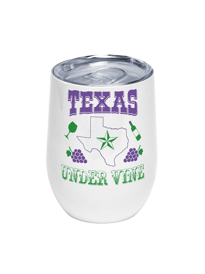 Texas Under Vine Wine Tumbler product image (1)
