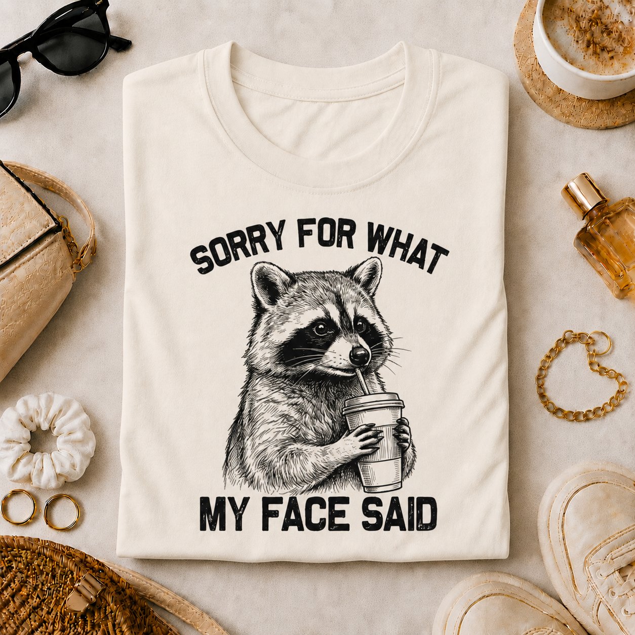 Sorry for What My Face Said Tee product image (7)