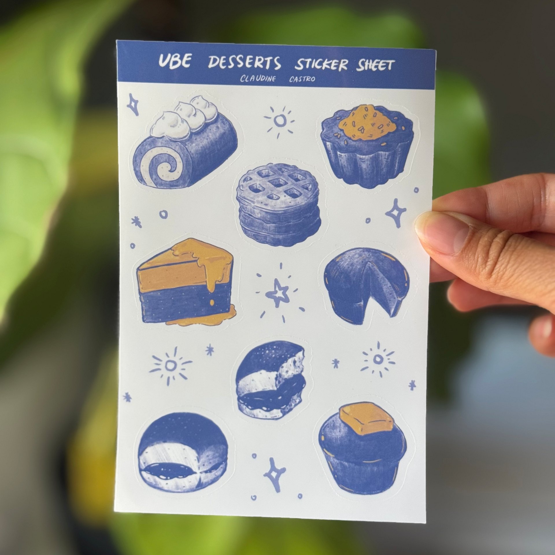 Ube Desserts Sticker Vinyl Sheet product image (3)
