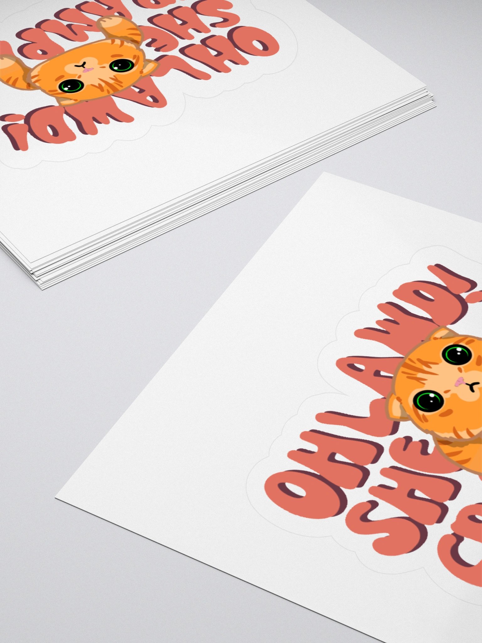 hyper's Oh Lawd! She Crampin' Die-Cut Sticker product image (12)