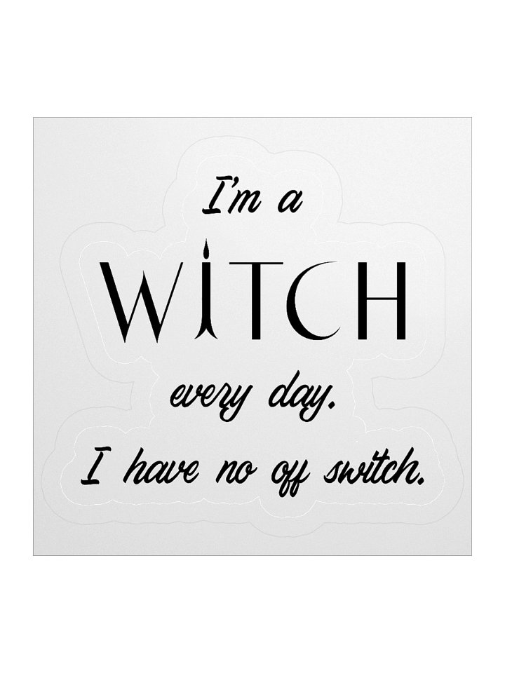 I'm a Witch Sticker product image (1)