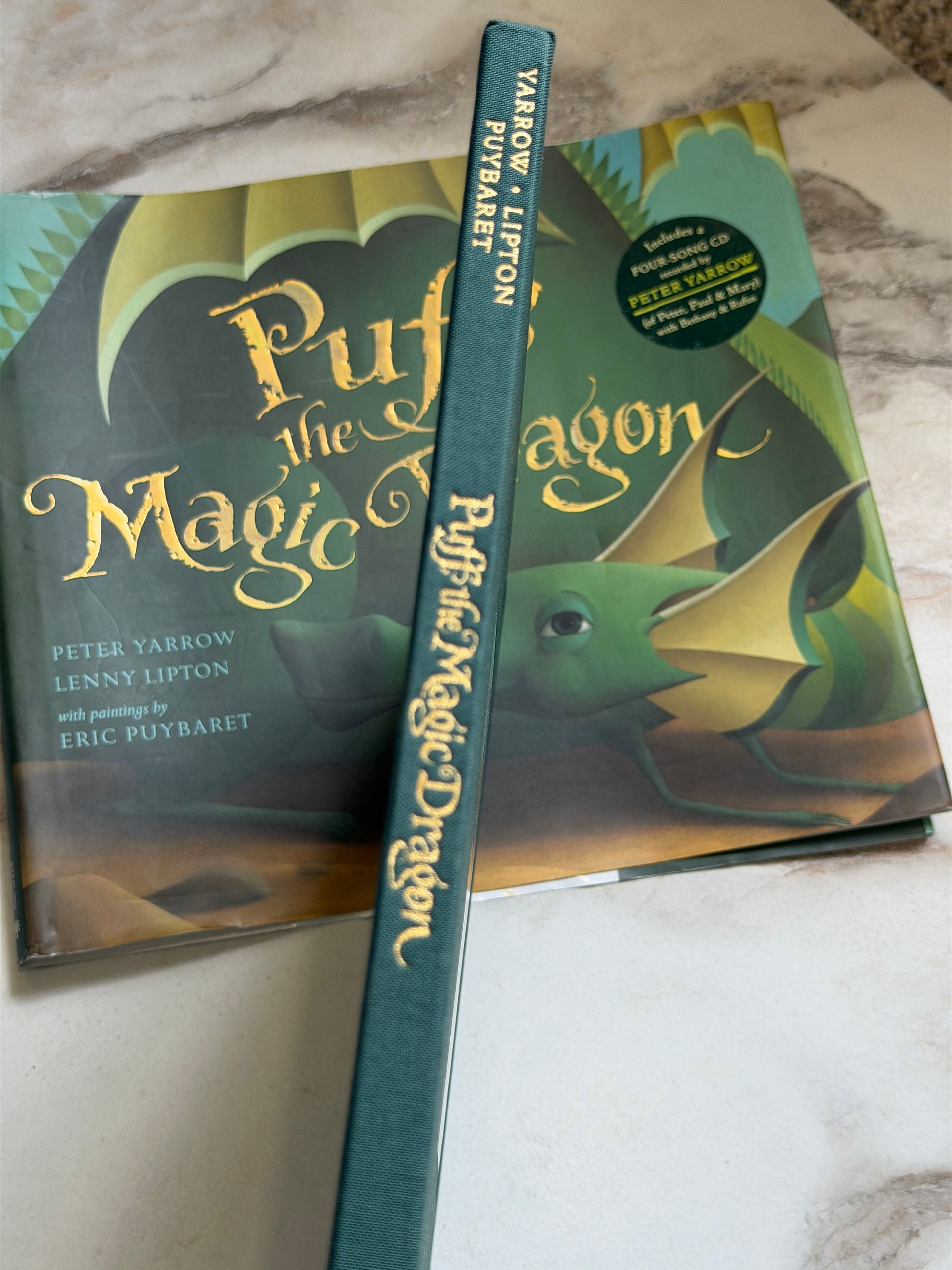2007 Puff, the Magic Dragon | Peter Yarrow & Lenny Lipton | Illustrated by Eric Puybaret | Hardcover product image (3)