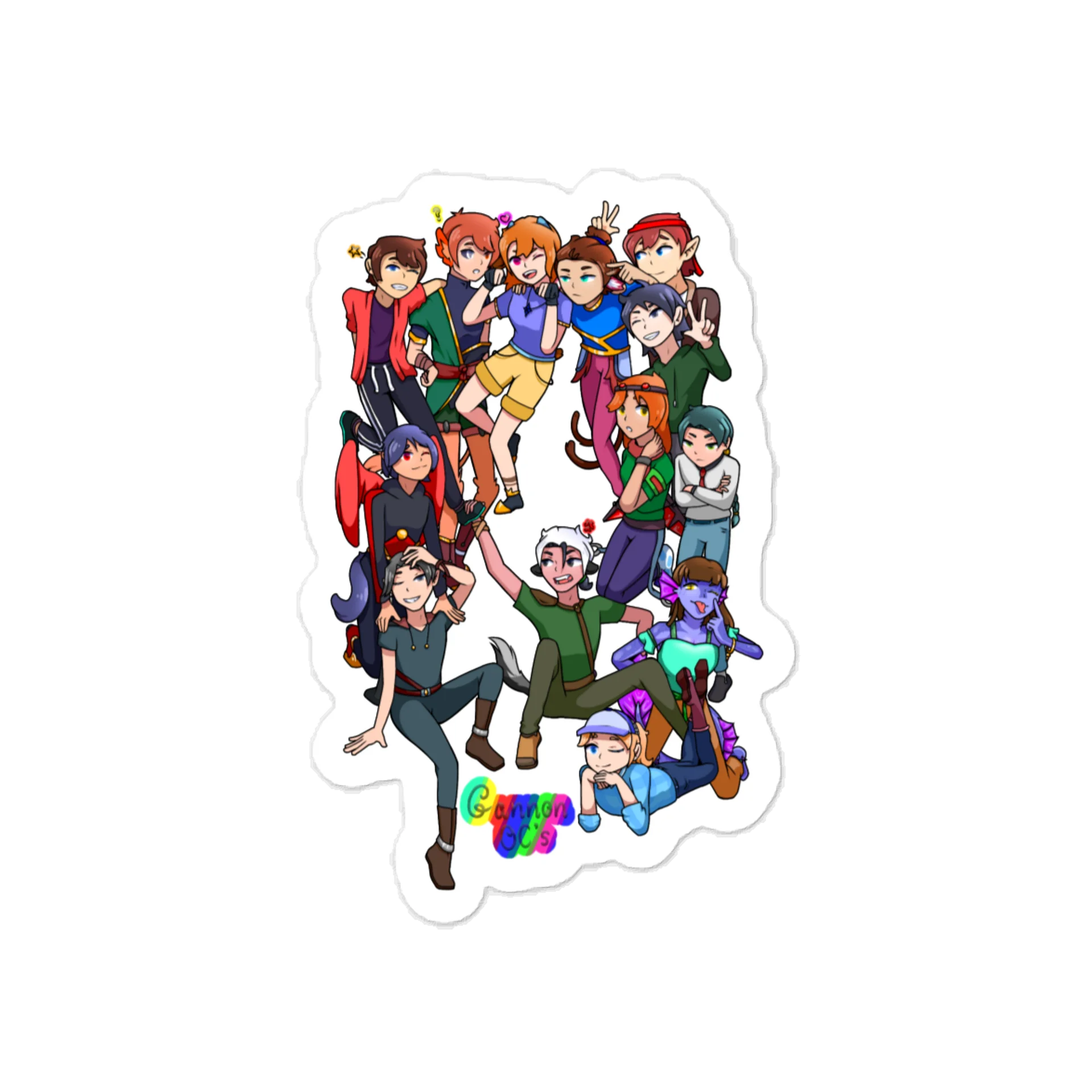 Vibrant Vinyl Crew: Kiss-Cut Decal Set product image (1)