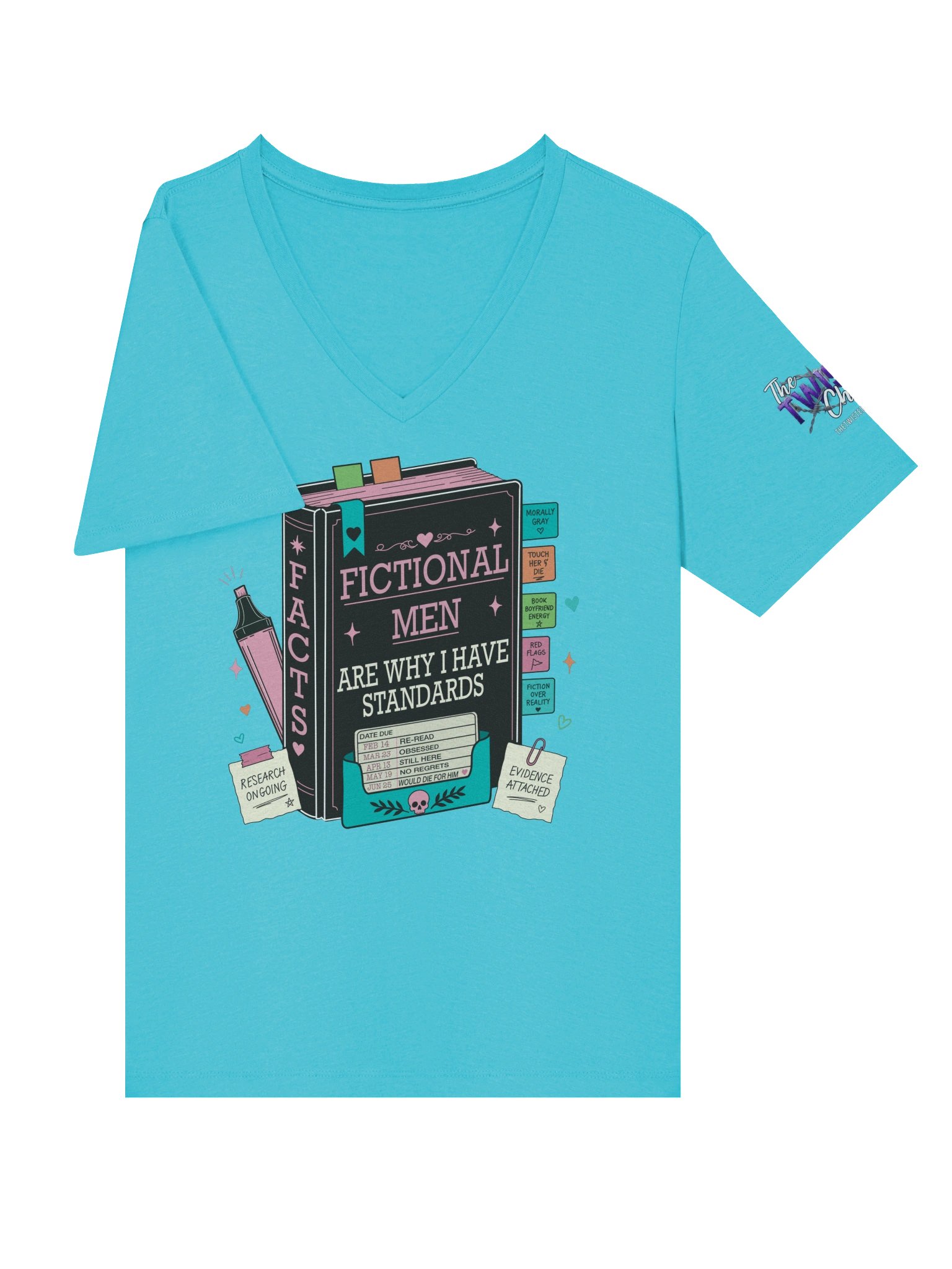 Fictional Men (Women's V-Neck) product image (49)