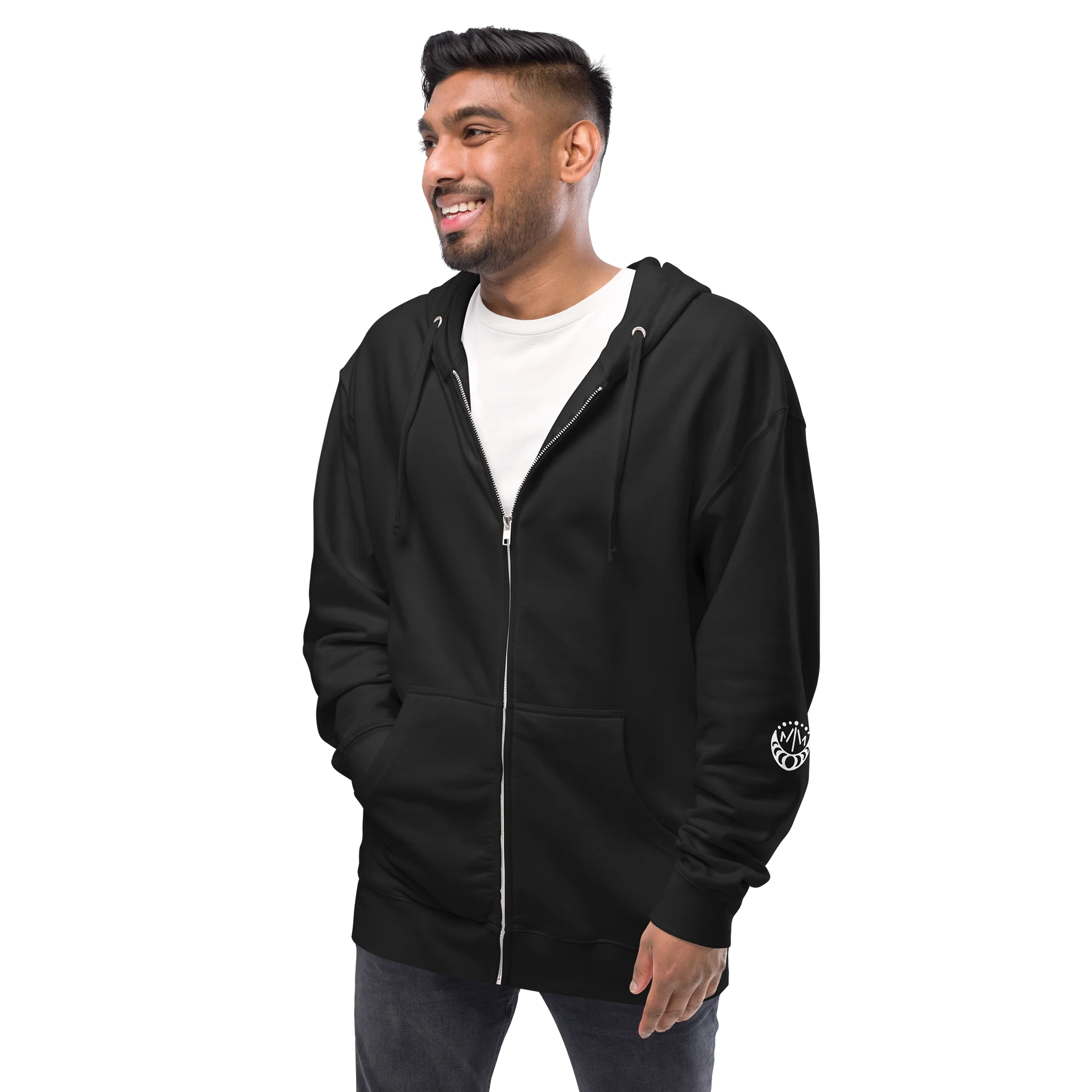 MM 𝖙𝖆𝖗𝖔𝖙 fleece zip-up hoodie product image (3)