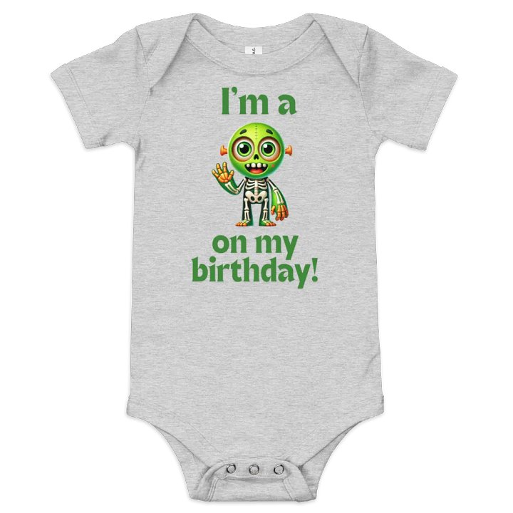 Monster Birthday Bash Baby Onesie product image (4)