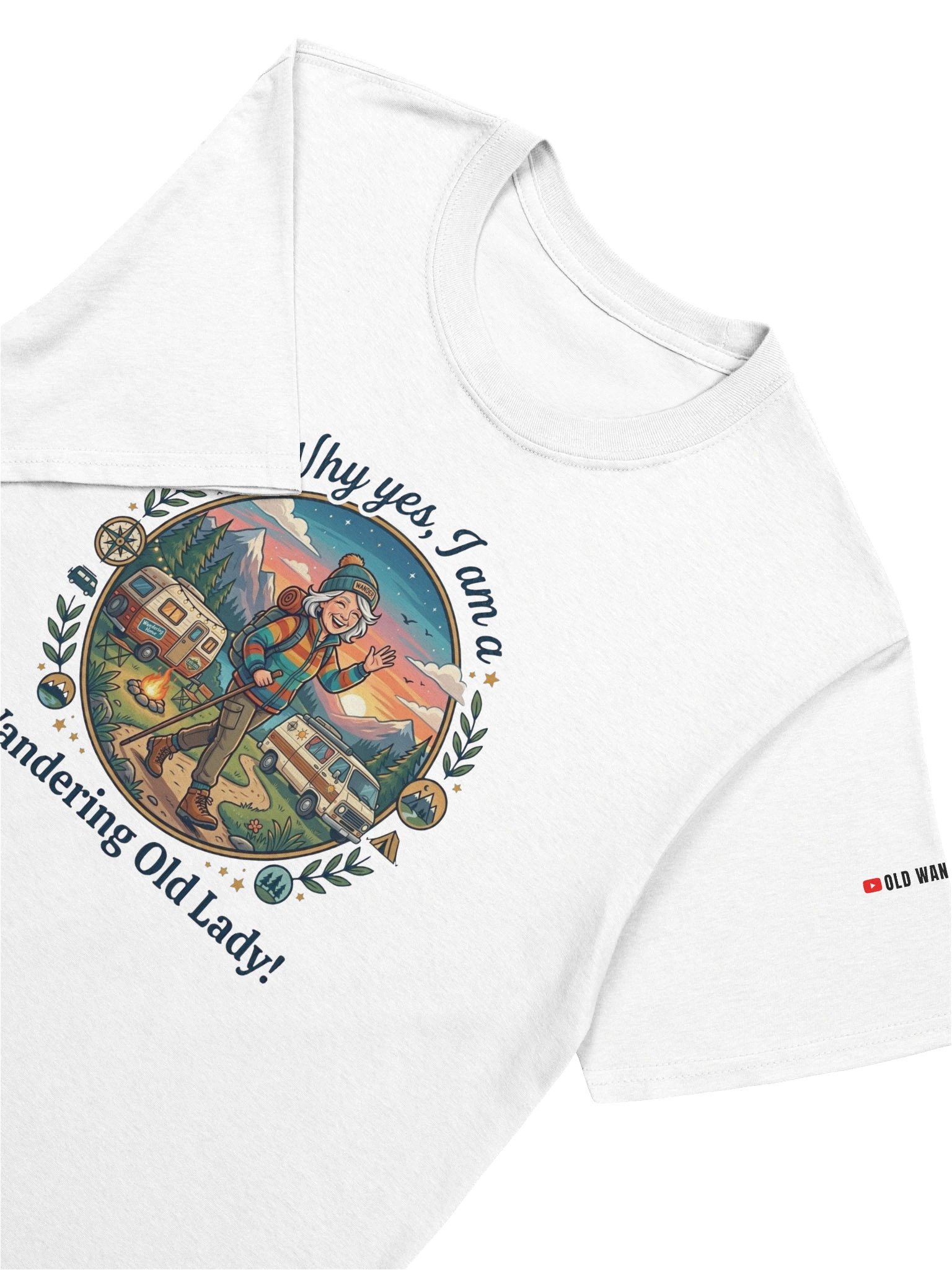 Wandering Old Lady Women's Comfort Tee product image (45)