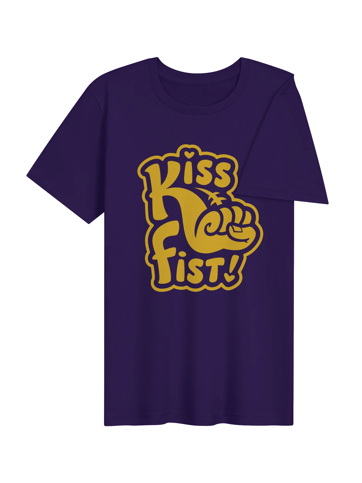 Kiss Fist Yellow Graphic Tee product image (4)