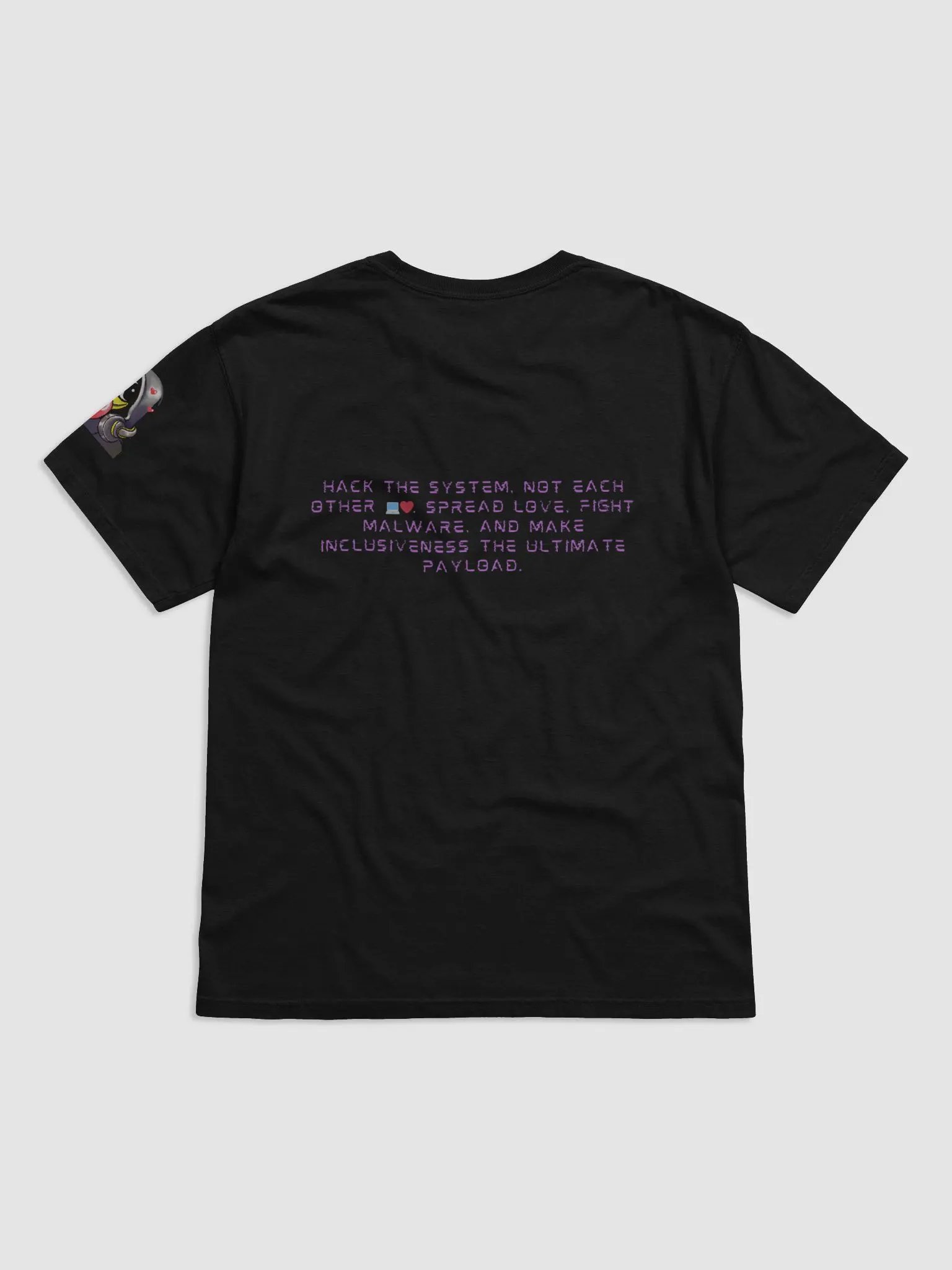 Spread Love, Fight Malware T-Shirt product image (3)