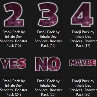 Red Galaxy Word Expression Emojis product image (2)