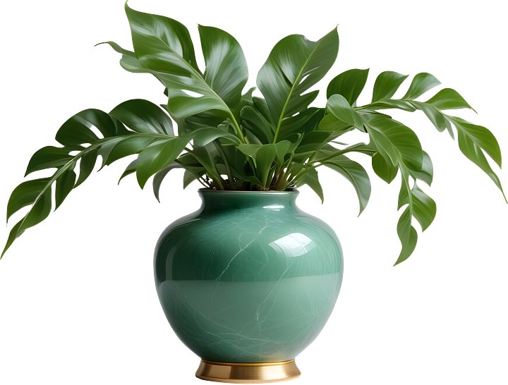 Jade Signature – Classic Jade Vase PNG product image (1)