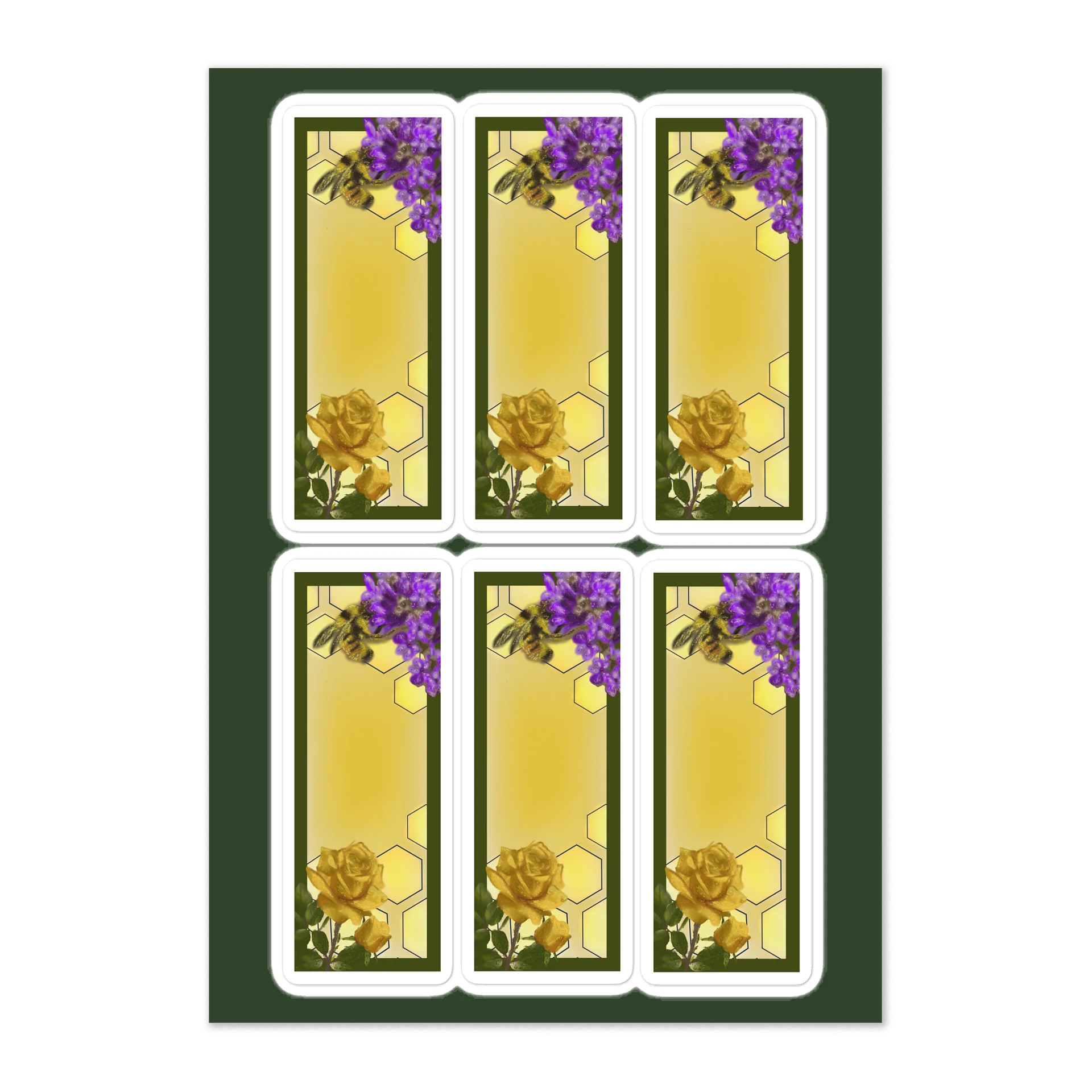 Heliotrope Honeycomb Sticker Sheet product image (1)