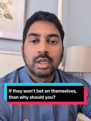 if they don't bet on themselves, then why should you? #wealth #duediligence #investing #privateequity #moneytok 