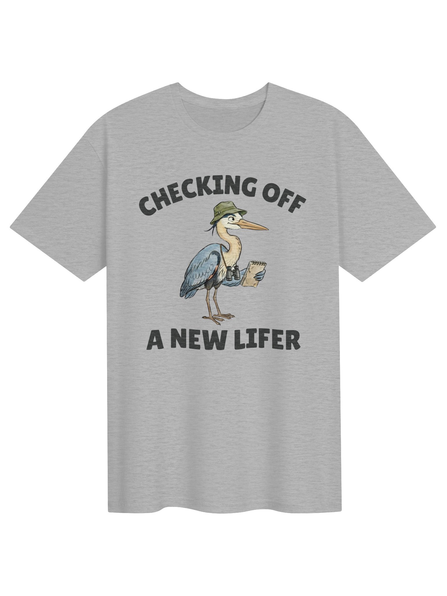 Checking Off a New Lifer T-Shirt – Funny Lifer Checklist Tee for Birdwatchers product image (3)