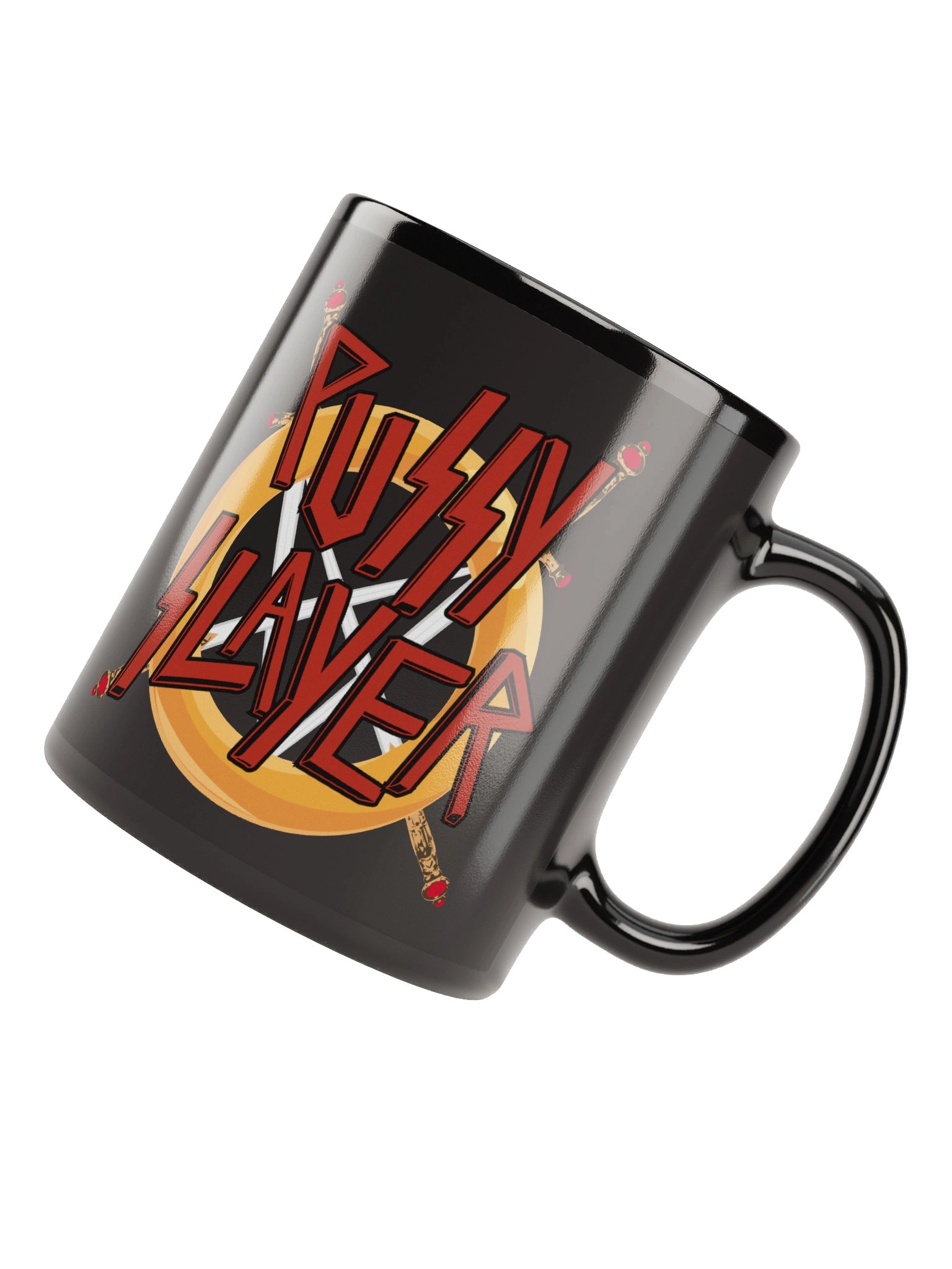 PUSSY SLAYER BLACK MUG product image (4)