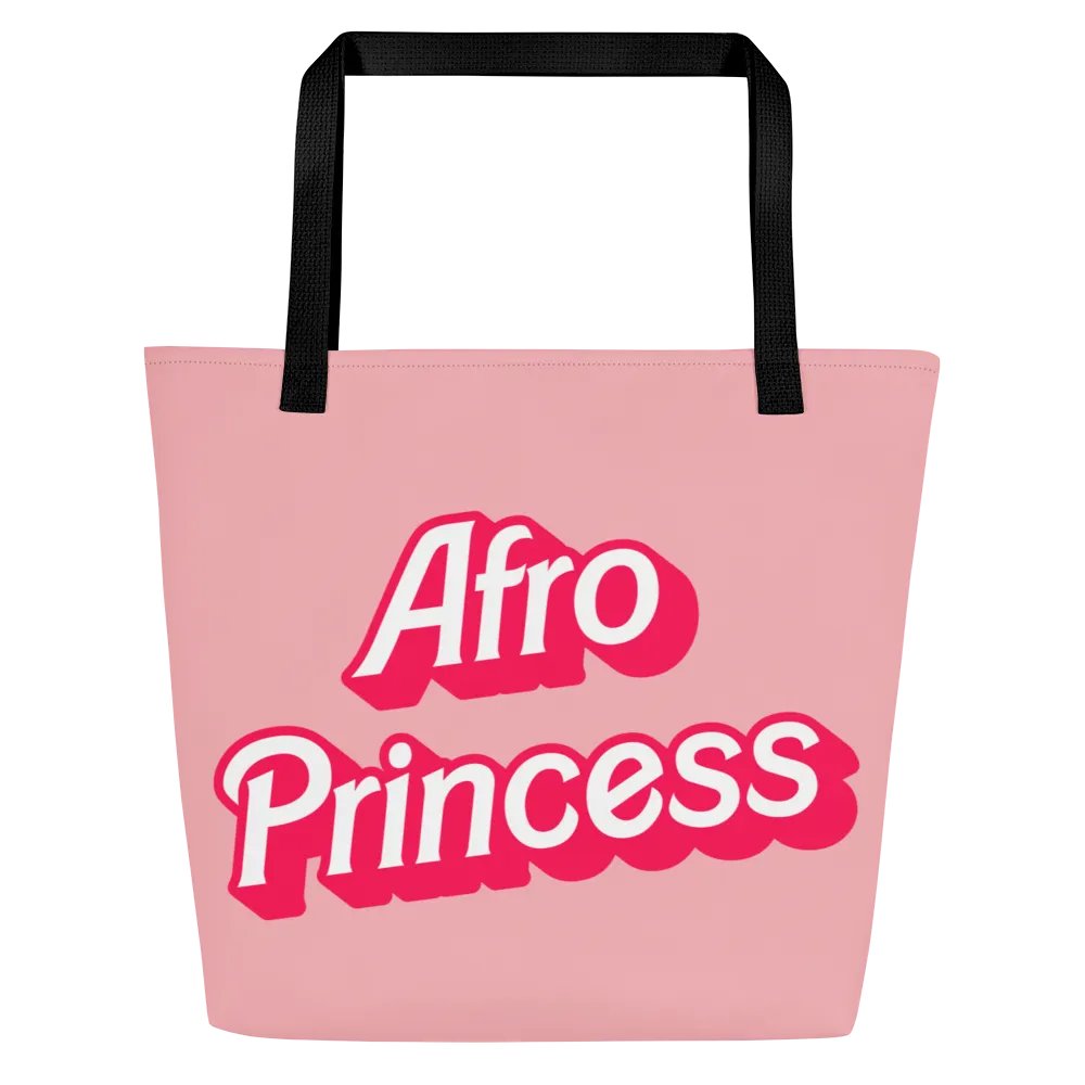 Afro Princess Polyester Tote product image (1)