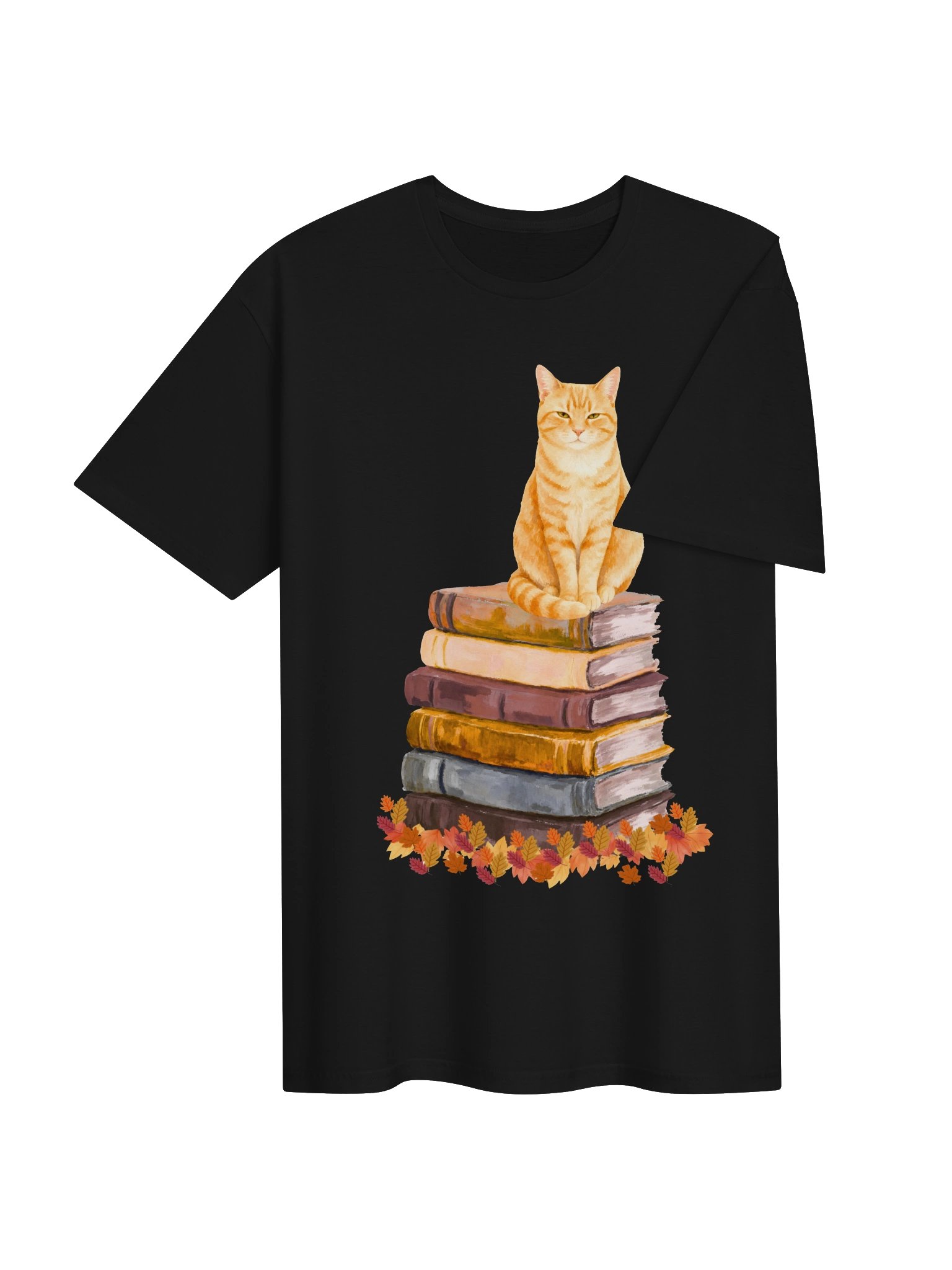 Cat n' Books Autumn Tee product image (4)
