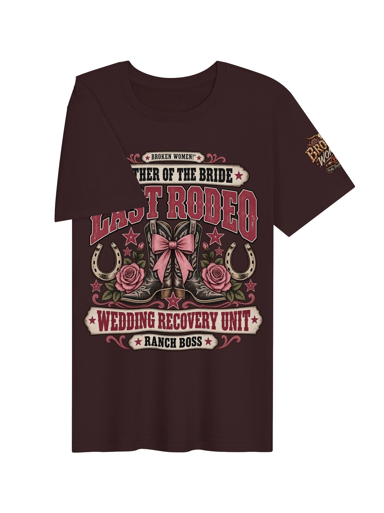 Mother of the Bride Western Shirt — Last Rodeo Wedding Recovery Unit | Ranch Boss product image (4)