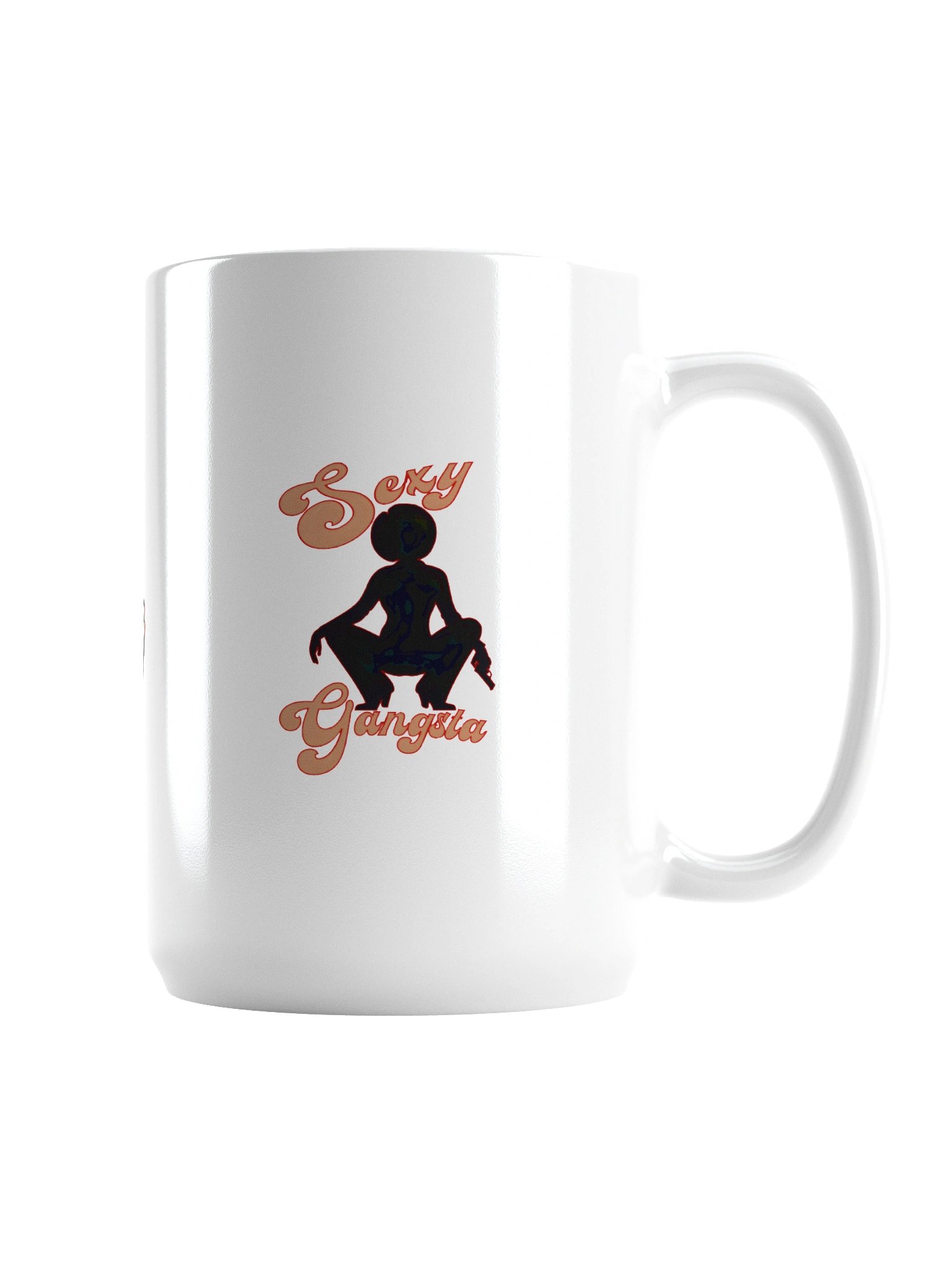 Sexy Gangsta Squat White Glossy Mug product image (2)