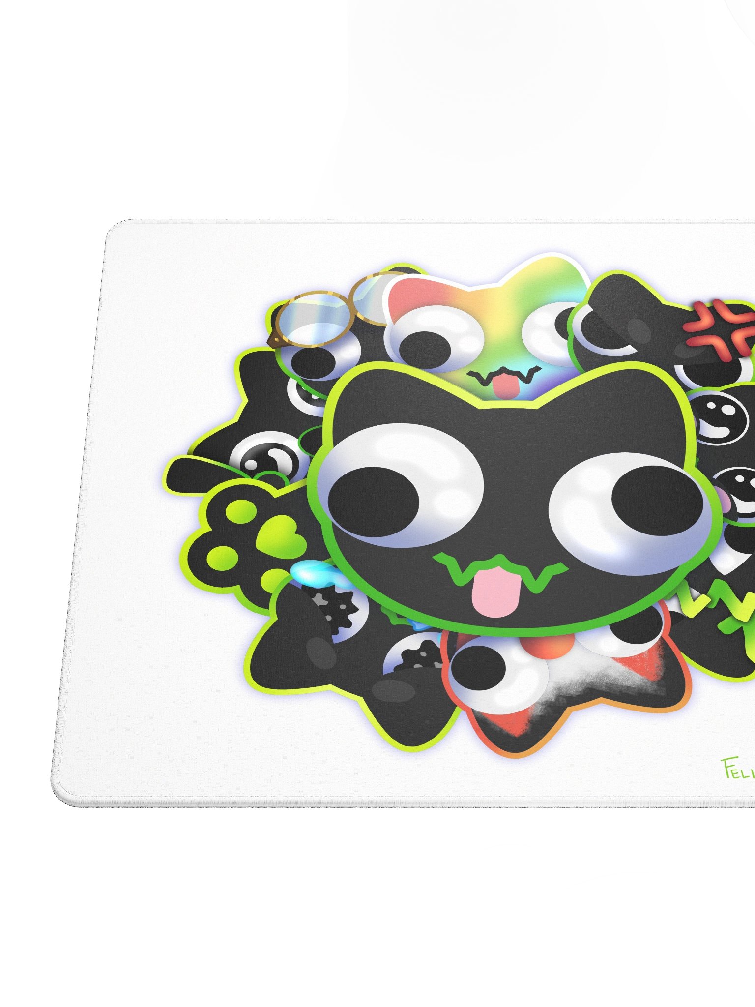 Mousepad Large - DerpBurst on White product image (6)