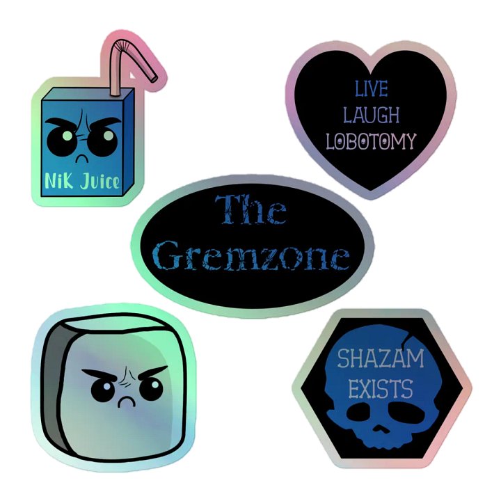 Meme Holo Sticker Sheet product image (1)