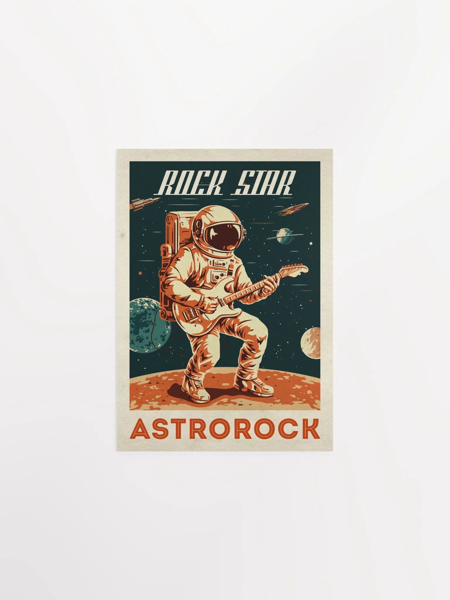 Rock Star. Astrorock — Vintage space poster product image (9)