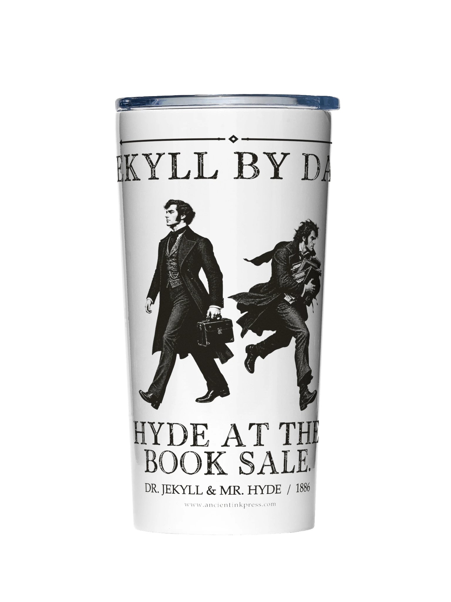 Jekyll Day Hyde Book Sale -- The Strange Case of Dr Jekyll and Mr Hyde 20oz Tumbler product image (1)