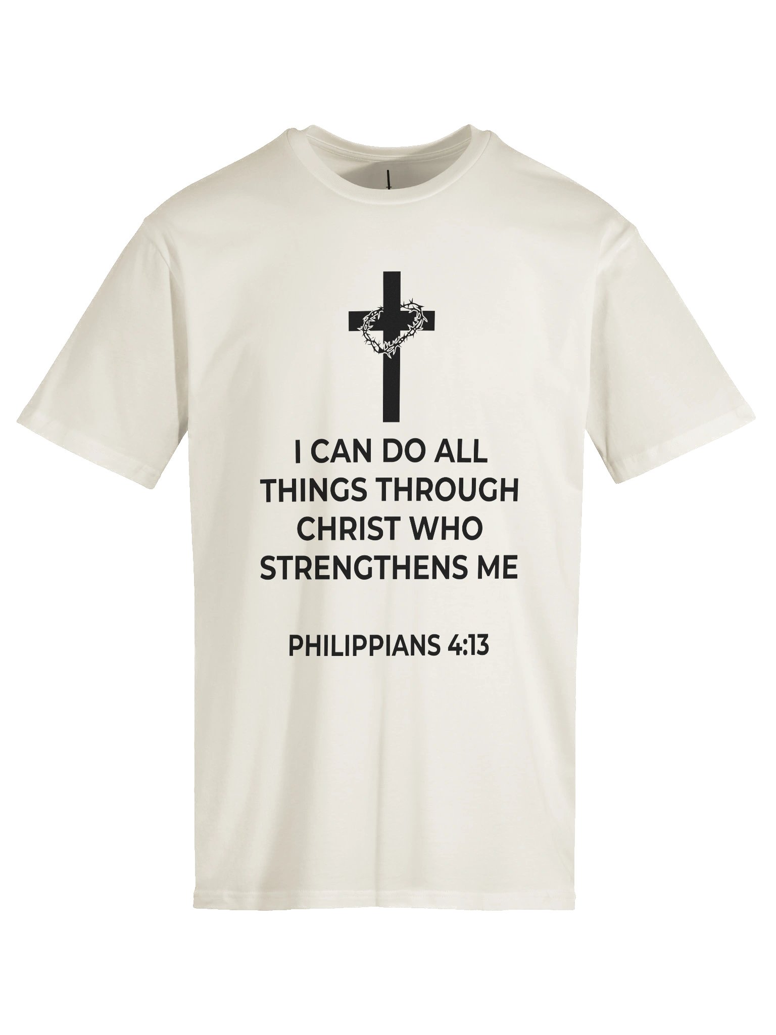 Philippians 4:13 Unisex Tee [Dark] product image (15)