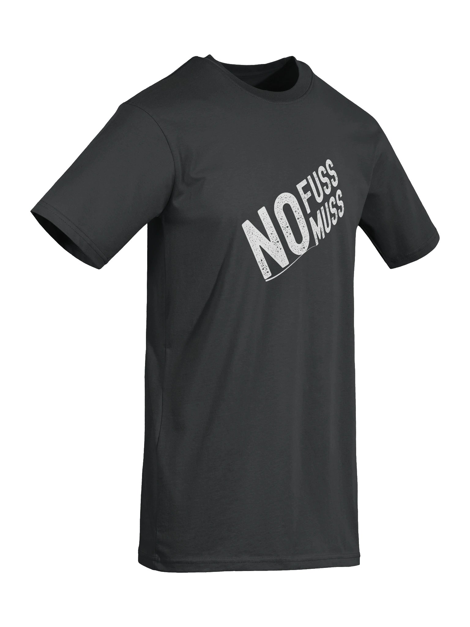 Premium Minimalist Tee | No Fuss No Muss Graphic | Cotton Heritage Structured Fit product image (9)