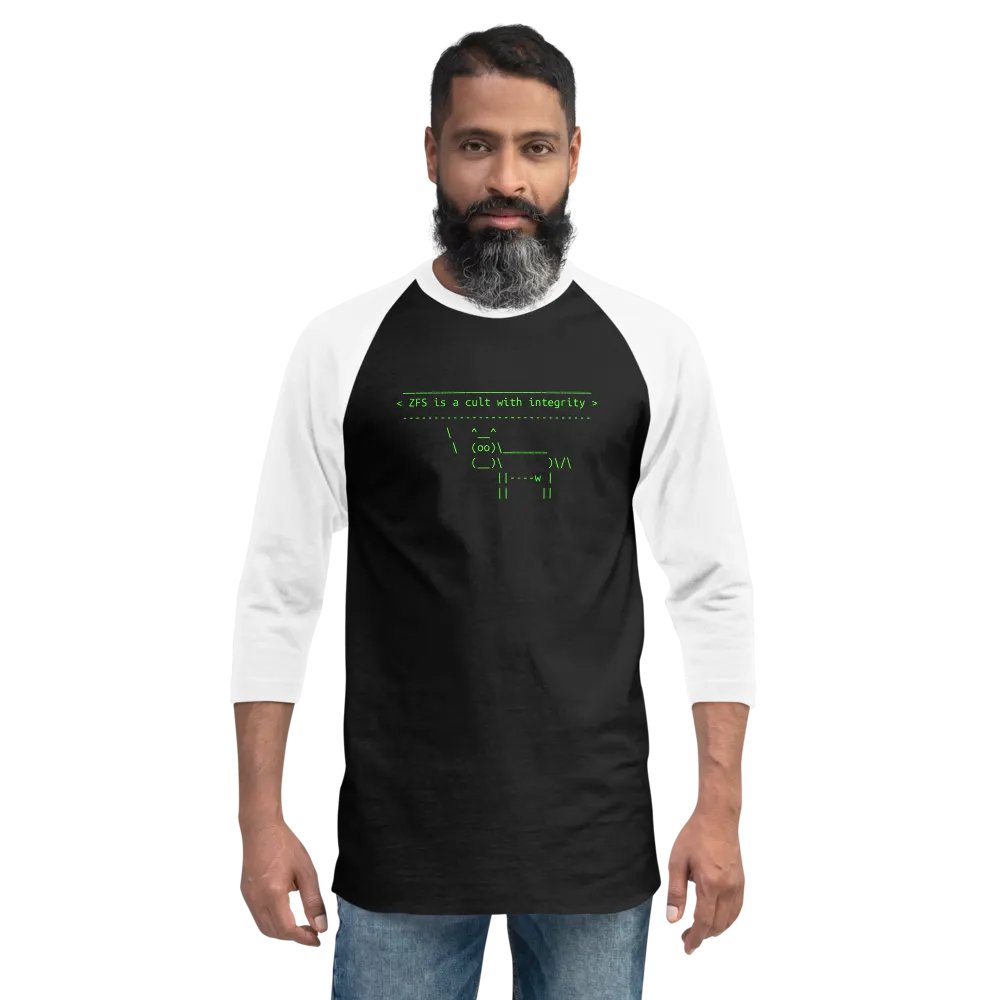 Cult of ZFS - Raglan Tee product image (1)