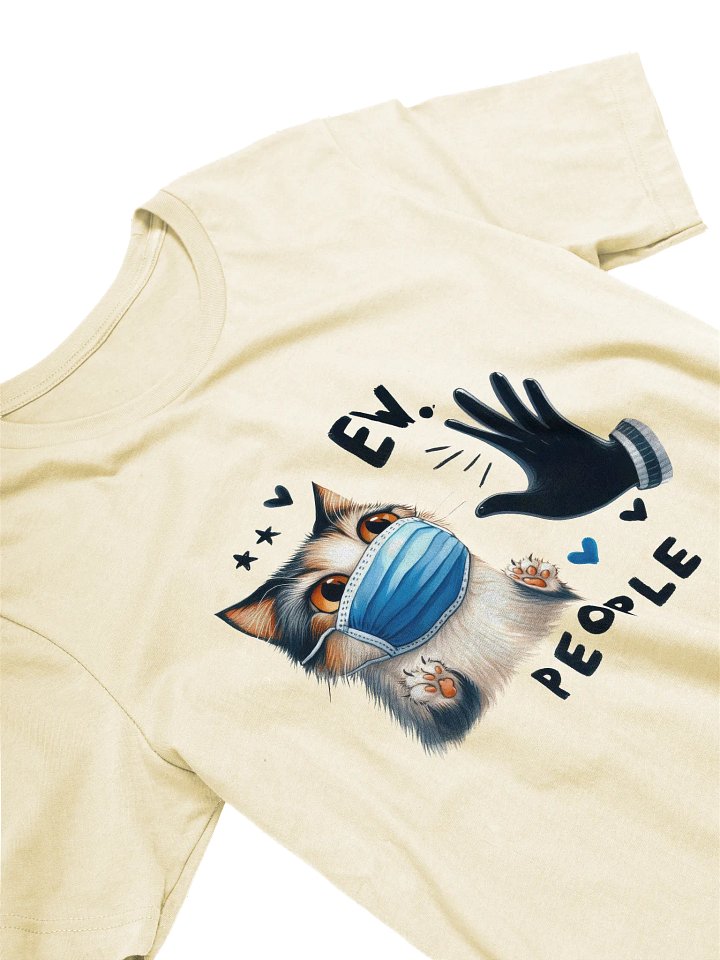 EW. PEOPLE Cartoon Cat T-Shirt product image (2)