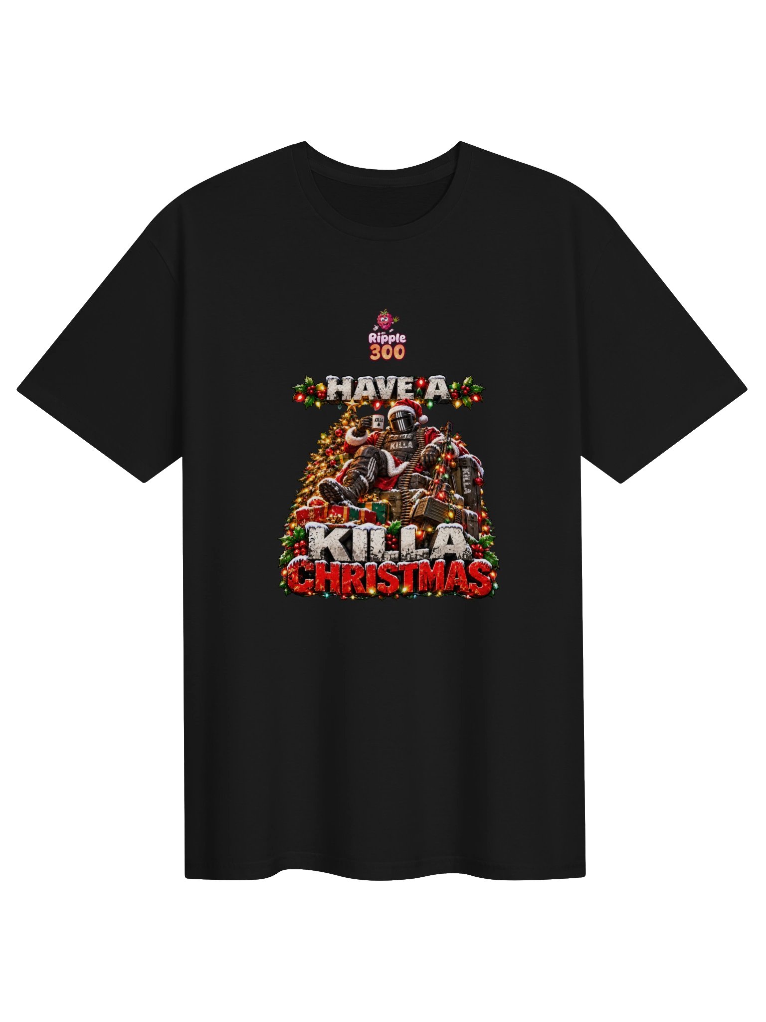 Killa Christmas lightweight T Shirt product image (1)
