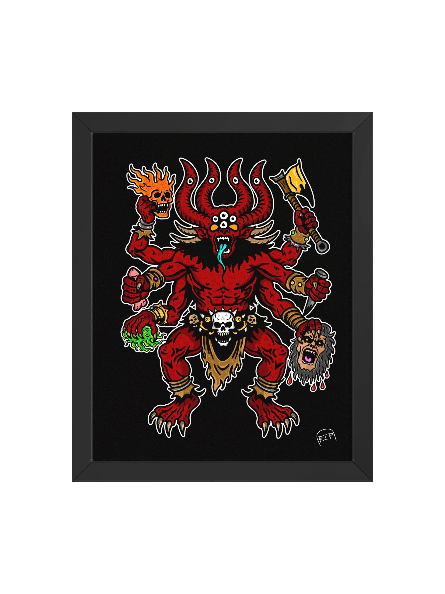 BongLaDor the Vape Lord- Framed Print product image (1)