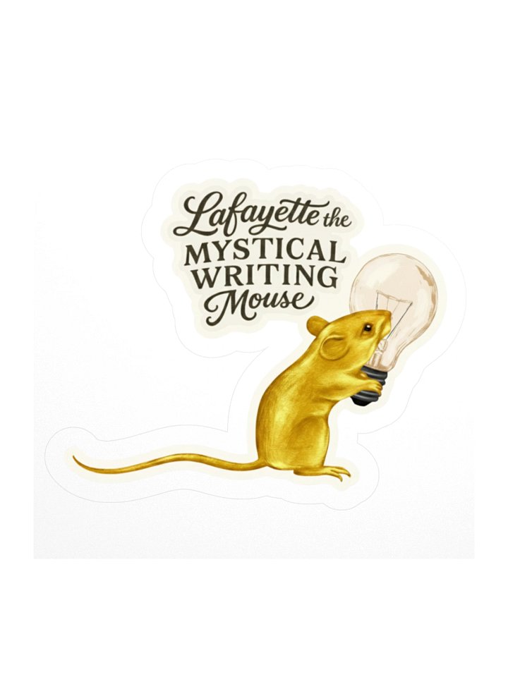 Lafayette the Mystical Writing Mouse Sticker product image (1)