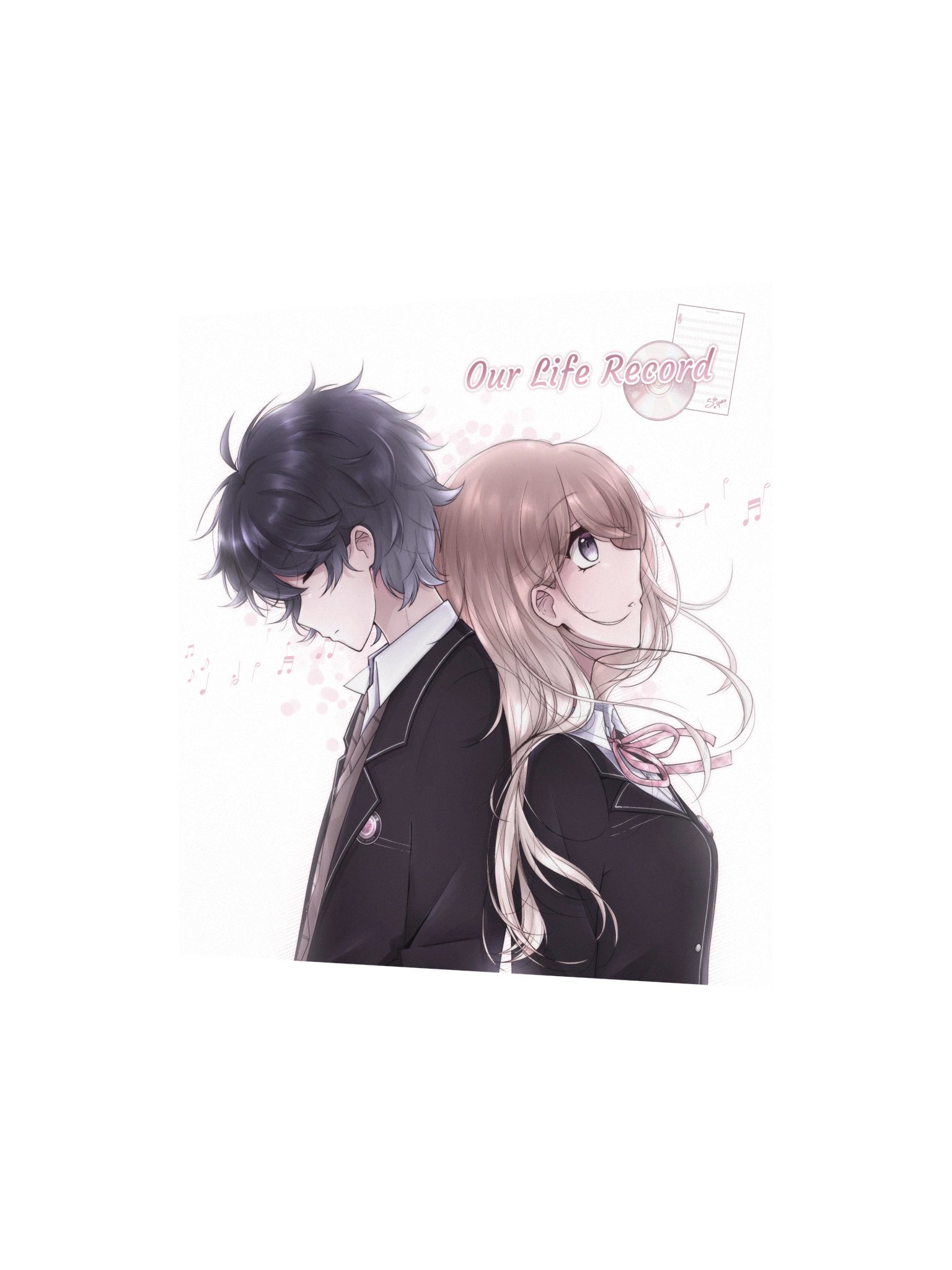 Poster "Our Life Record" – Premières Notes (25,4x25,4cm -> 15,24x15,24cm) product image (2)