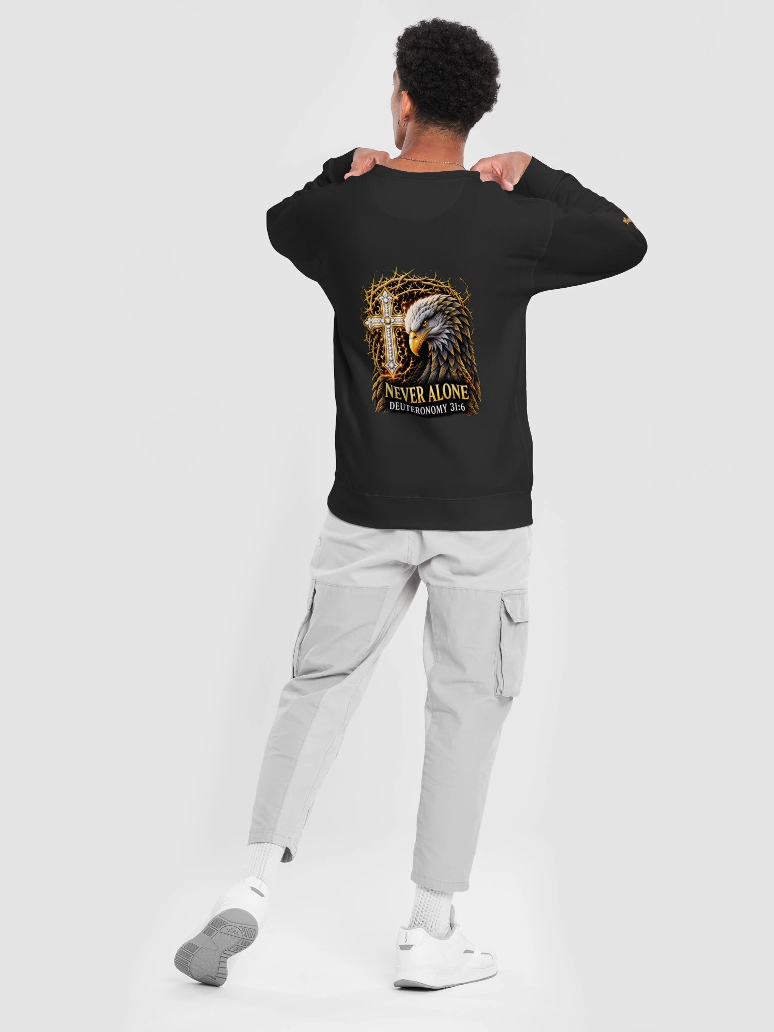 RBF Never Alone — Deuteronomy 31:6 Sweatshirt product image (8)