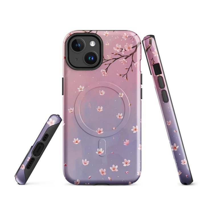 Dreamy Cherry Blossoms Tough Magnetic MagSafe® iPhone® 14, 15, 16, 17, Pro, Pro Max, Plus Cases. product image (1)