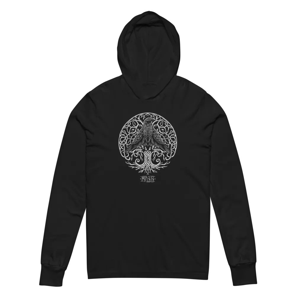 Munin's Perch Hooded Long Sleeve Tee product image (2)